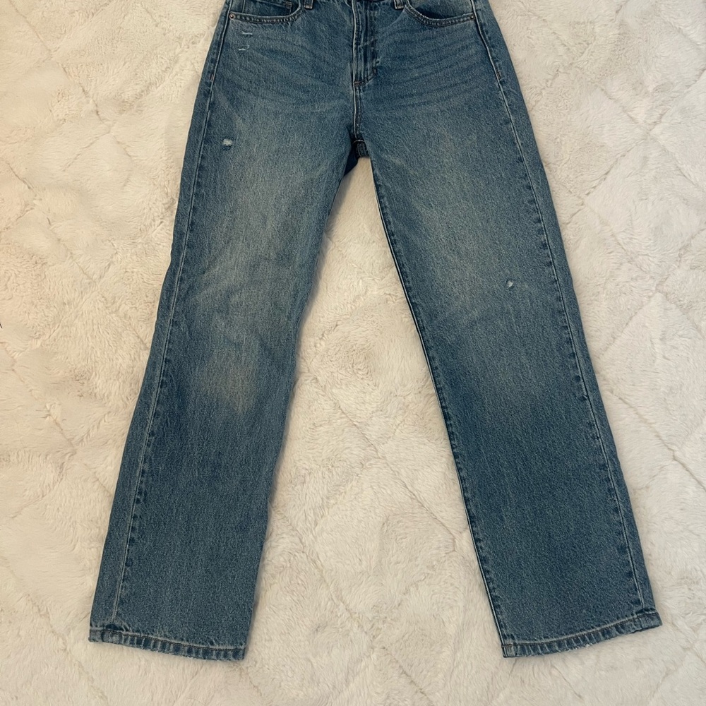 Altar'd State Blue Straight Leg Jeans